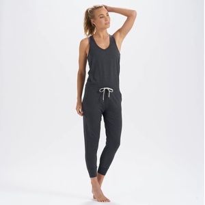 Vuori Lux Jumpsuit in Charcoal - XS